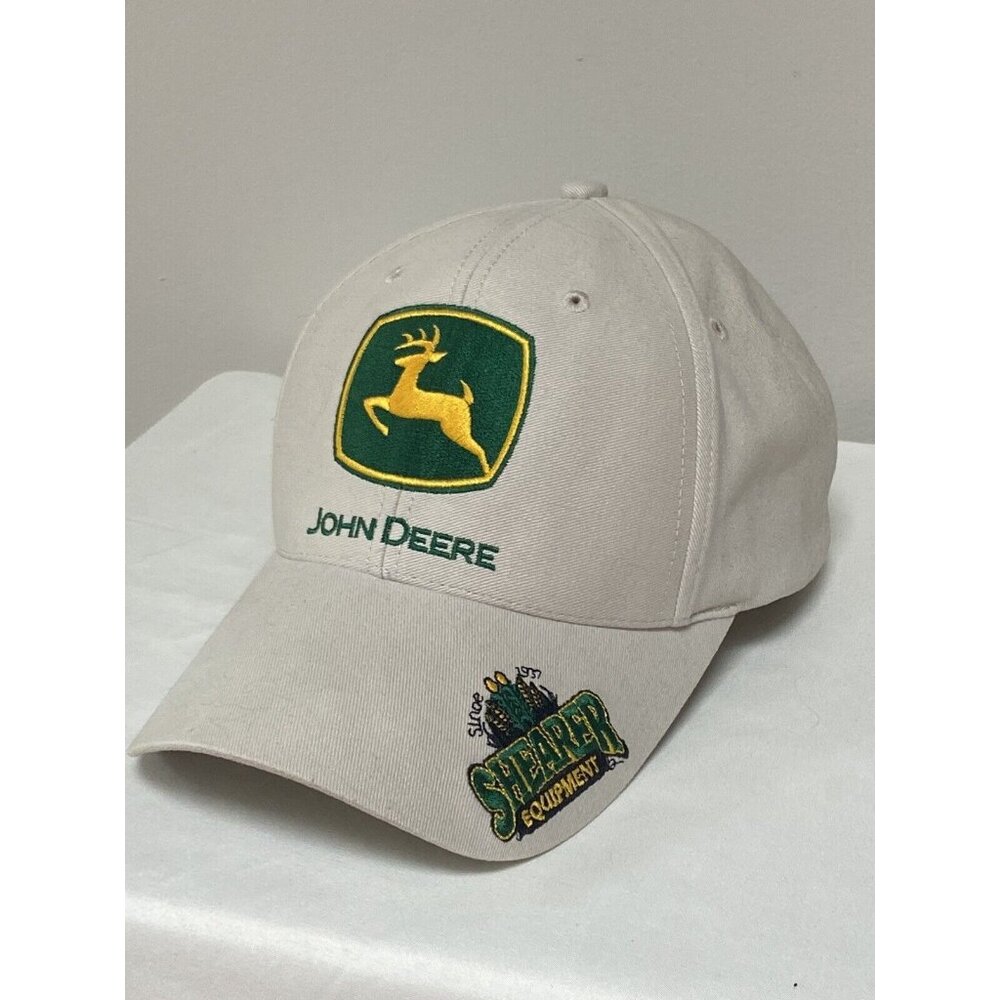 CYRK John Deere Snap Back Hat Shearer Equipment Patch Embroidered